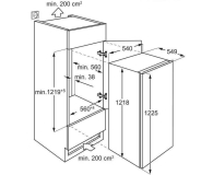 Lodówka do zabudowy ELECTROLUX LFB3AE12S 121,8cm 35dB Komora Zamrażalnika -18 Stopni 188L - 1256512 - zdjęcie 7